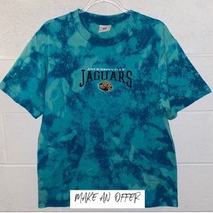 Custom made Jaguars acid wash tee